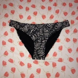 H&M Black and White Bikini Bottoms US 10
